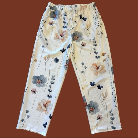 Gorgeous Beachy Tropical Women’s Floral Pants Size 1X - Picture 2 of 7